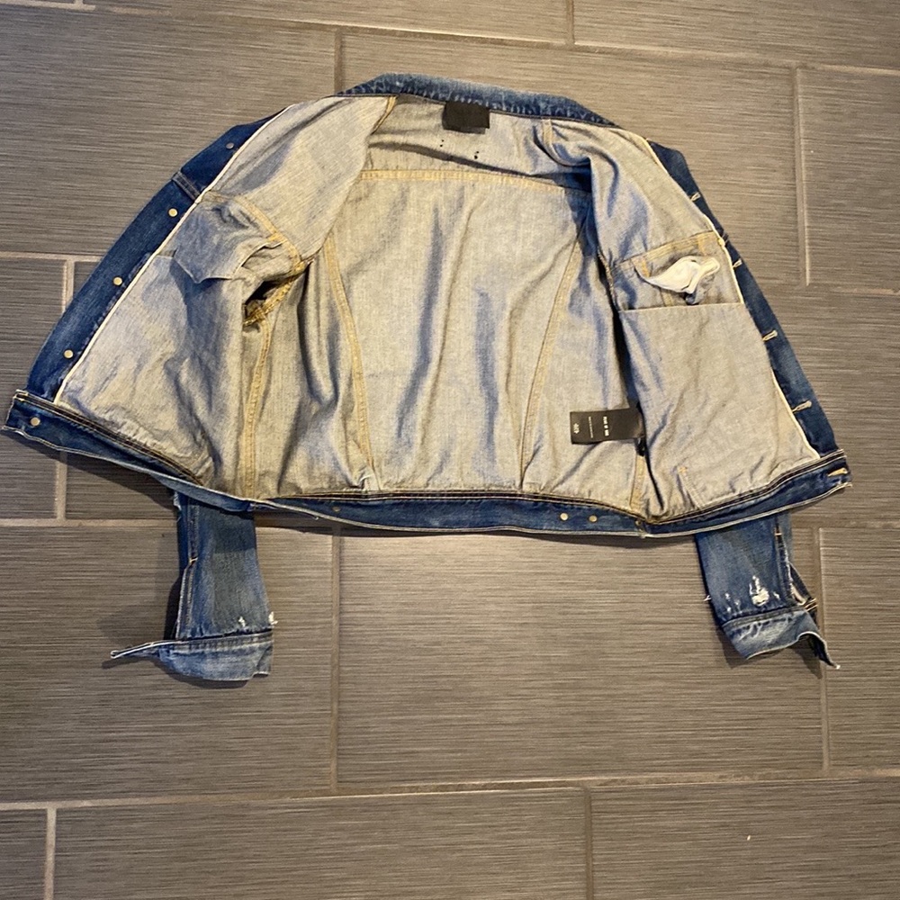 FEAR OF GOD Xs Denim Trucker Jacket (3 year wash) - Used once/twice AT THE MOST! - Picture 3 of 4